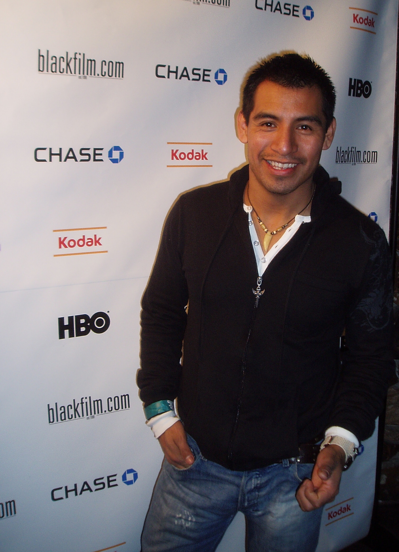 Eloy Mendez attending the 2008 Sundance Film Festival.