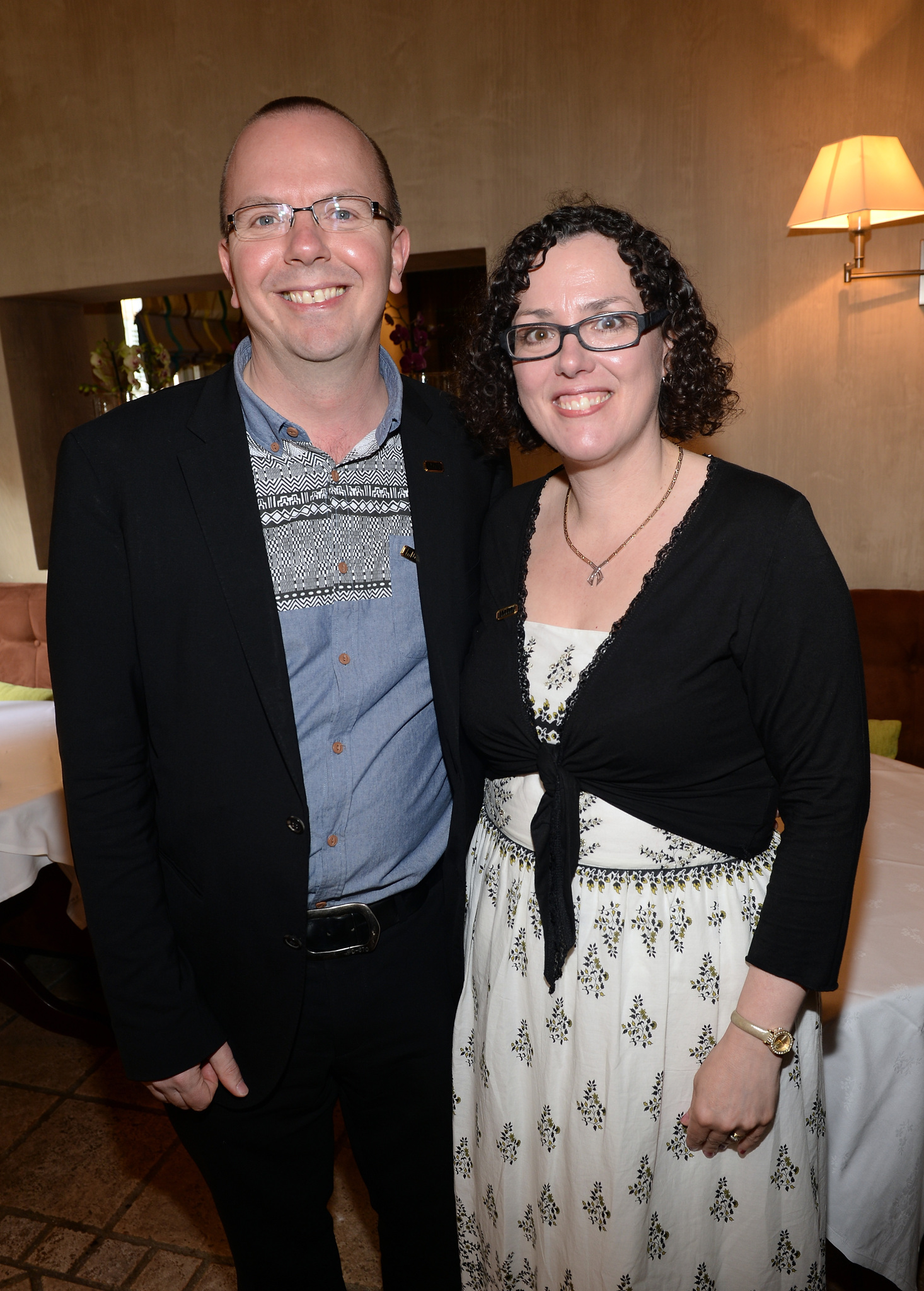 IMDb founder Col Needham and Karen Needham attend the IMDB's 2013 Cannes Film Festival Dinner Party during the 66th Annual Cannes Film Festival at Restaurant Mantel on May 20, 2013 in Cannes, France.