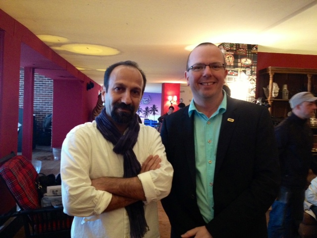 Col Needham and Asghar Farhadi