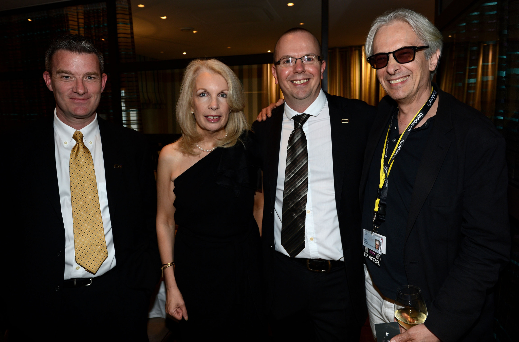 Elliot Grove, Col Needham, Amanda Nevill and Christian Gaines