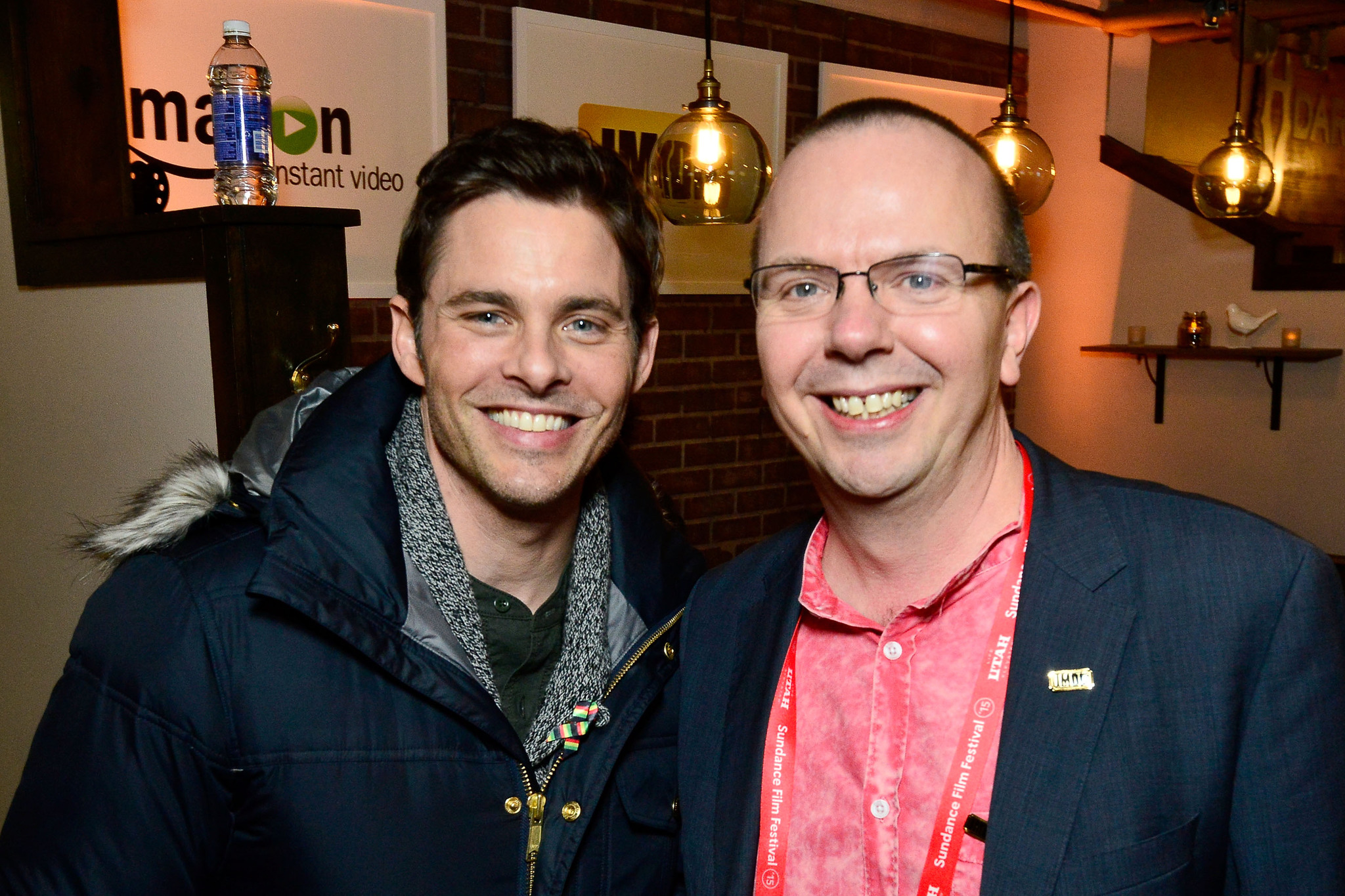 James Marsden and Col Needham at event of IMDb & AIV Studio at Sundance (2015)