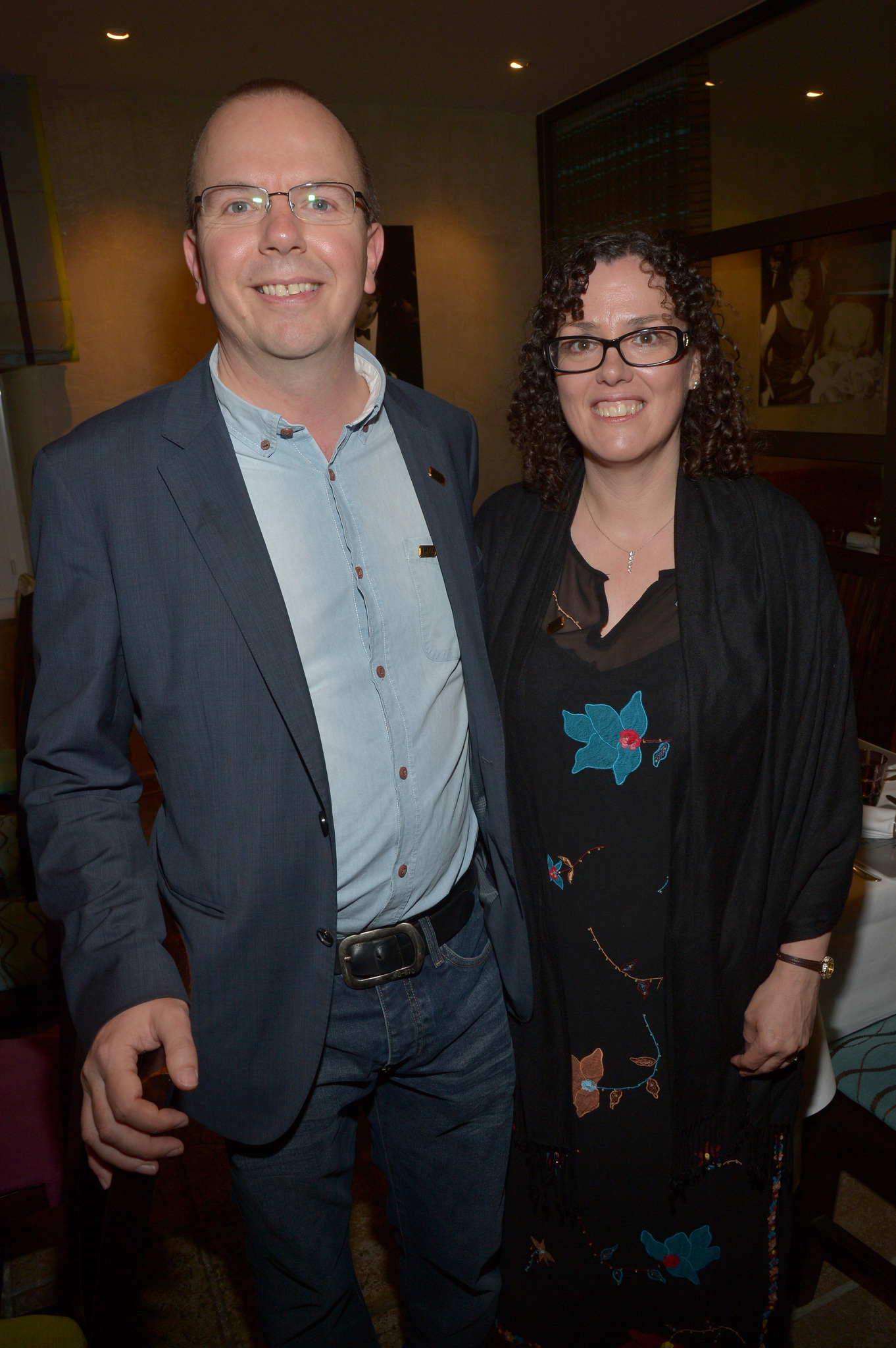 CEO and Founder of IMDB, Col Needham and Karen Needham attend IMDb's 2014 Cannes Film Festival Dinner Party at Restaurant Mantel on May 19, 2014 in Cannes, France.