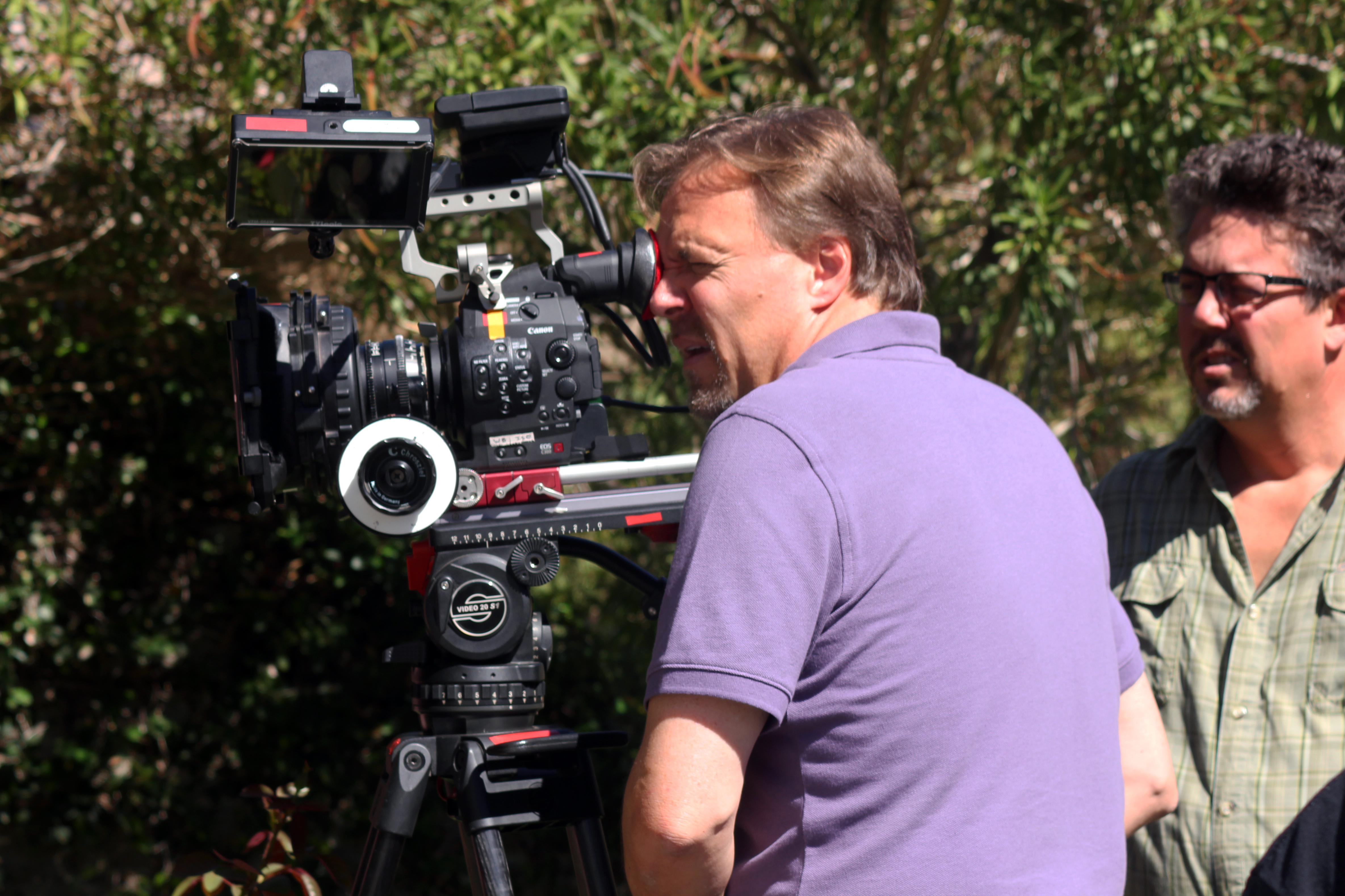 Michael Gier on set directing