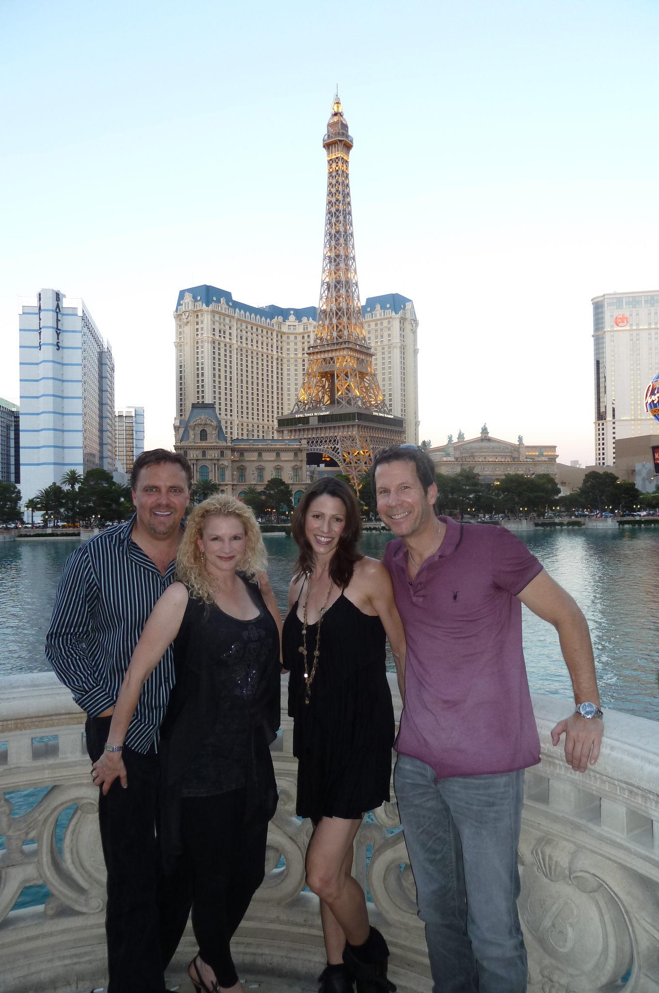 Michael Gier with world famous magician Steve Wheeler and their wives.