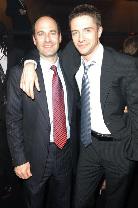 Topher Grace and Doug Belgrad at event of Zmogus voras 3 (2007)