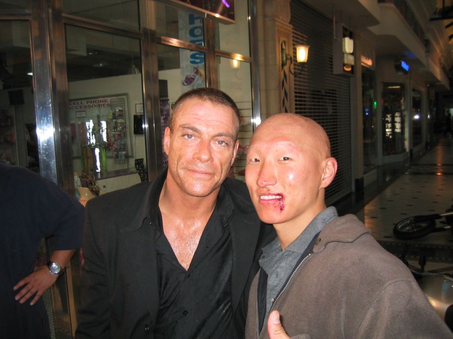 Van Damme and I.
