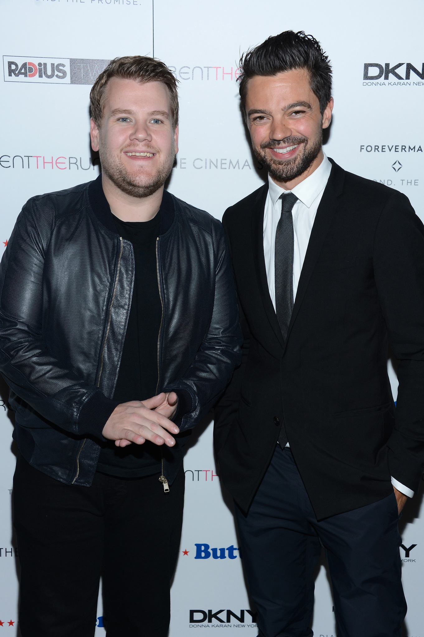 James Corden and Dominic Cooper at event of Butter (2011)