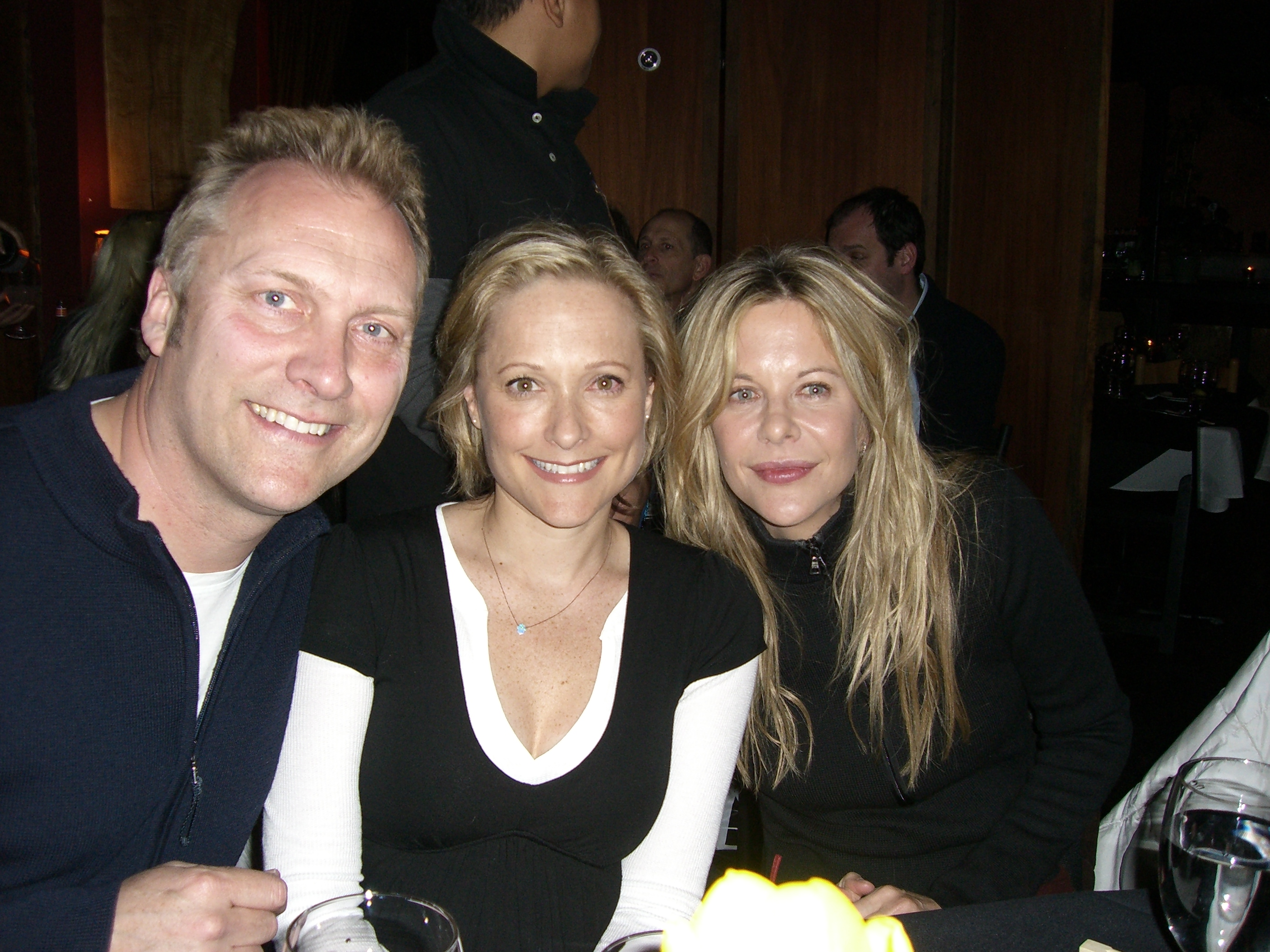David Hare, Kate Blumberg, Meg Ryan (Sundance 2008)