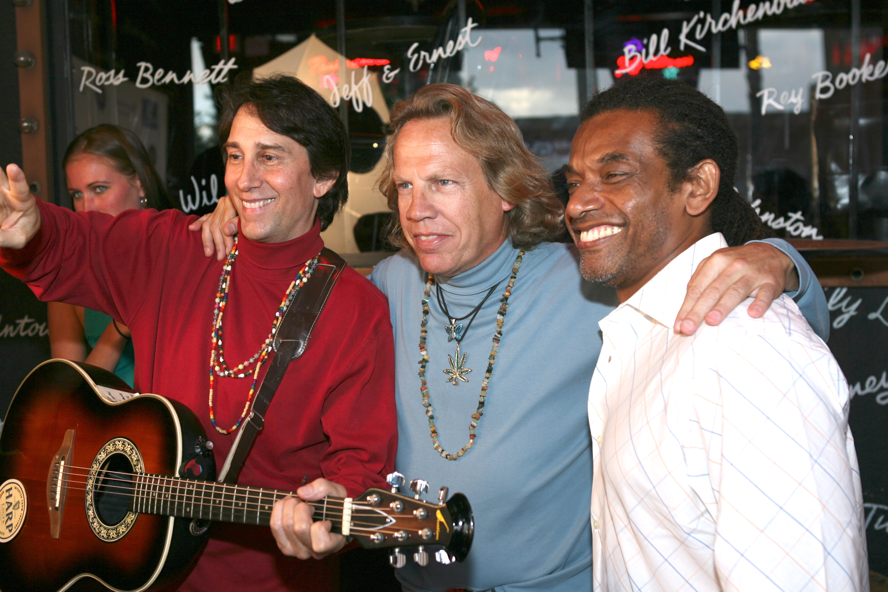 Piper and Tupper with Greg Eagles at MDA Benefit at The Comedy Store 2011.