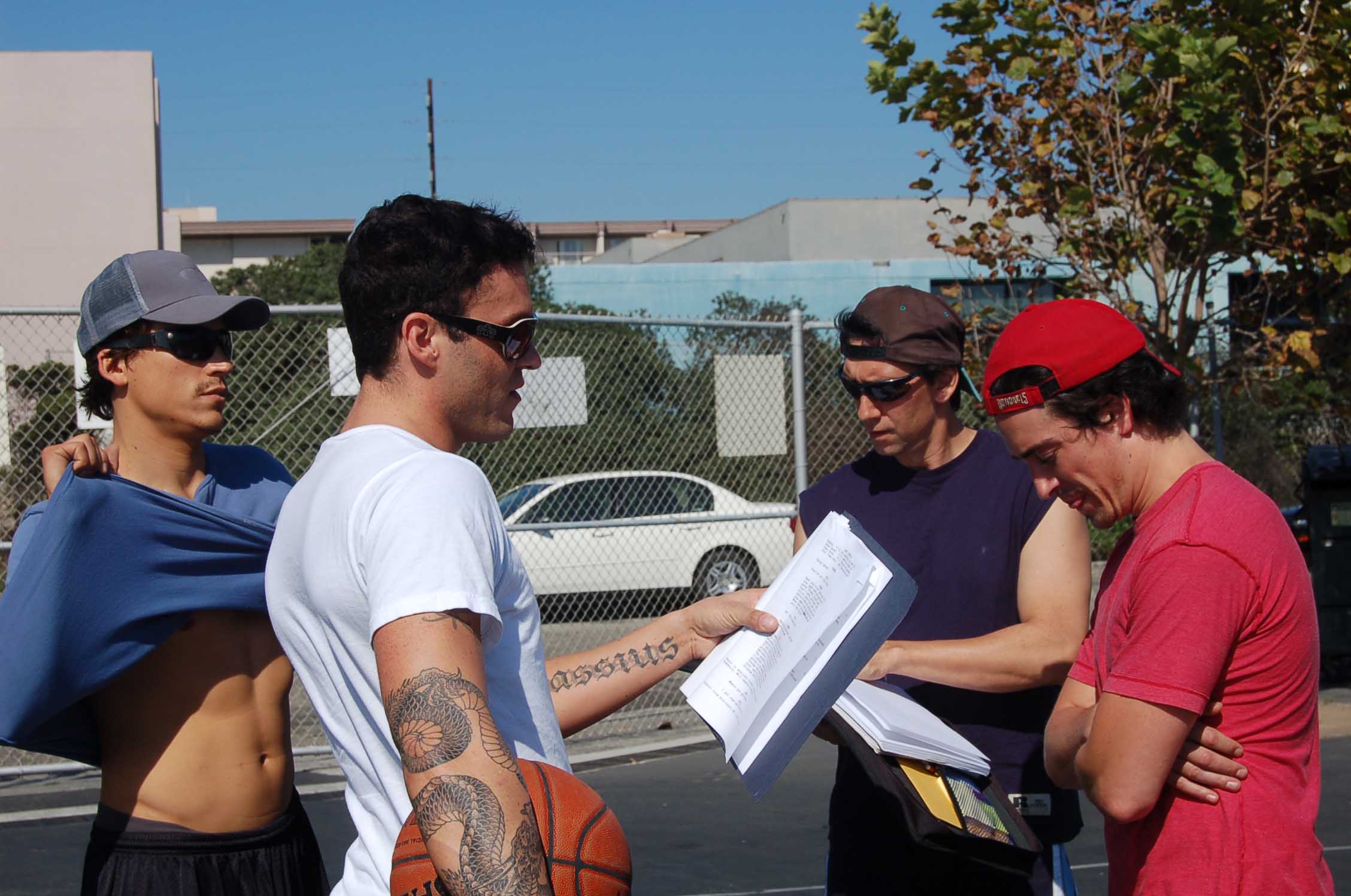 2007 SHADES OF LOVE rehearsal with, Andrew Keegan, Brian Green, Robert Mann, Ben Feldman