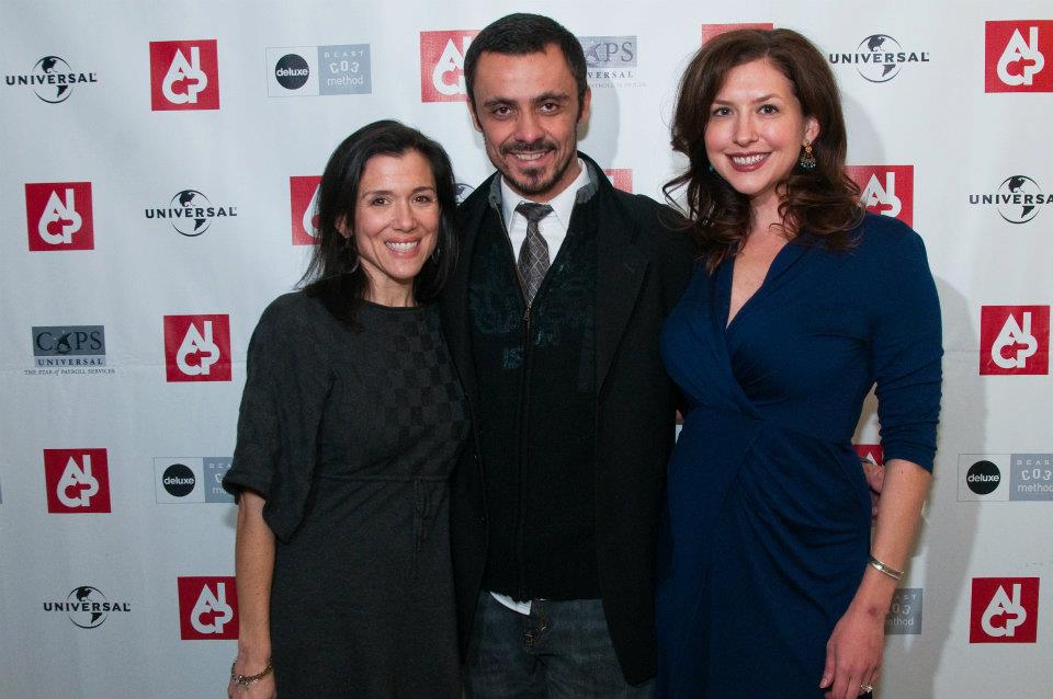 With director Rocco Cataldo and actress Mary Kay Cook- AICP show