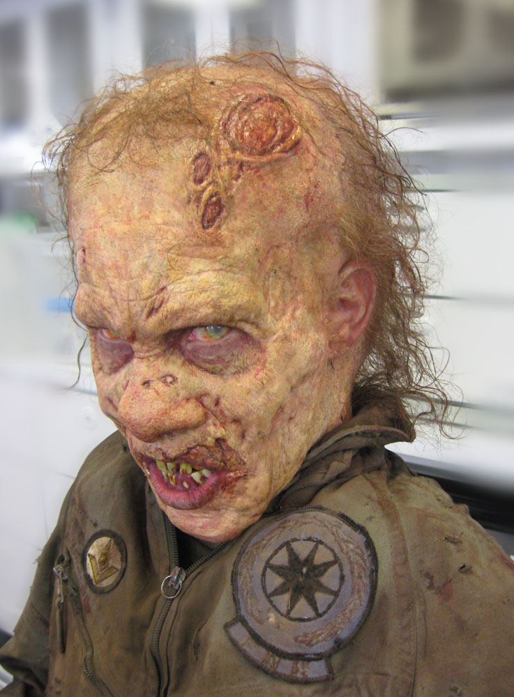 Zombie makeup for an X-Box commercial Call of Duty Black Ops Rezurrection Zombie Labs Phase II. Appliances provided by Mike Smithson