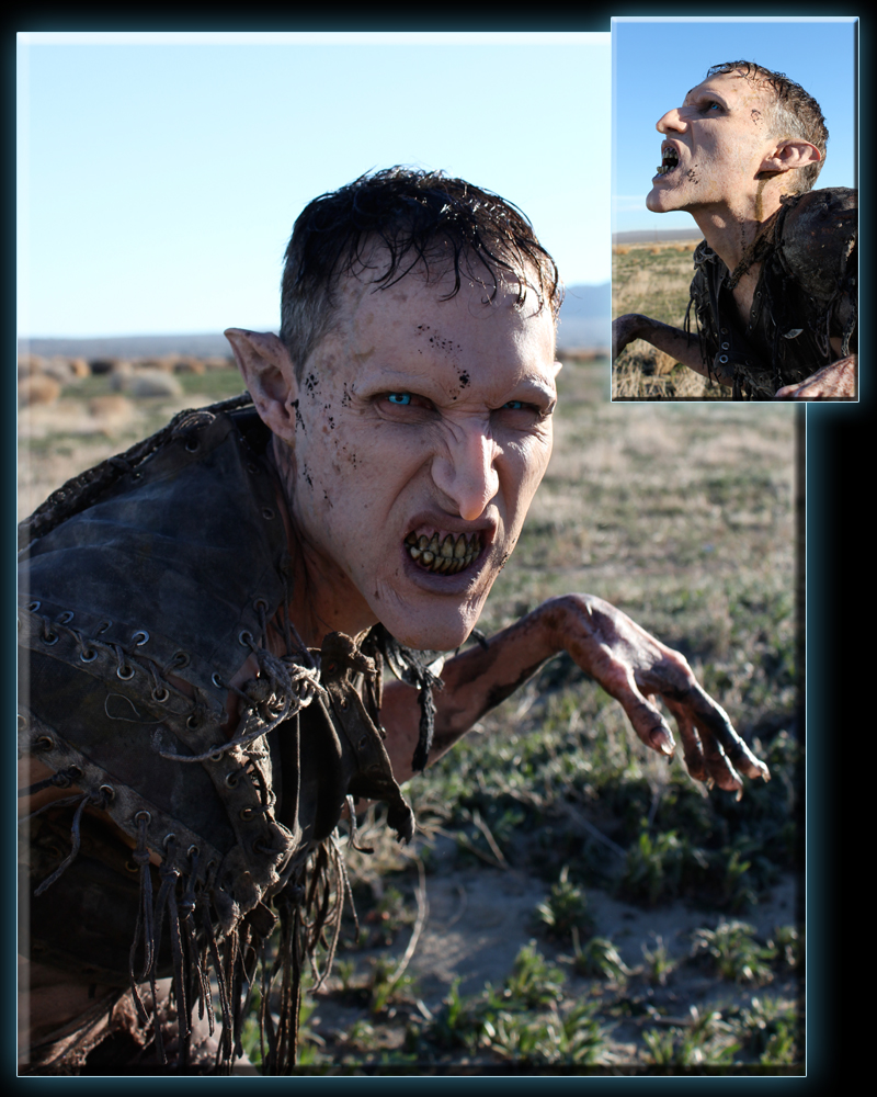 Goblin makeup from True Blood. Application by Richard Redlefsen and Douglas Noe. Appliances and design provided by Masters FX