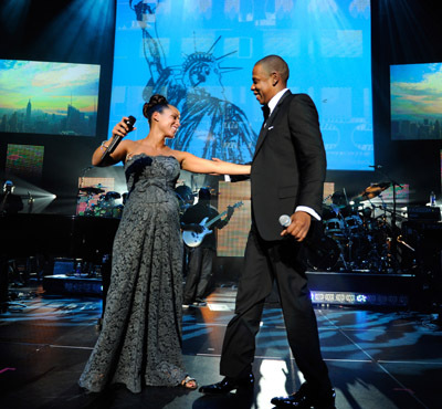 Jay Z and Alicia Keys