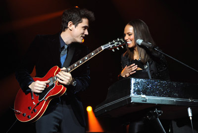 Alicia Keys and John Mayer