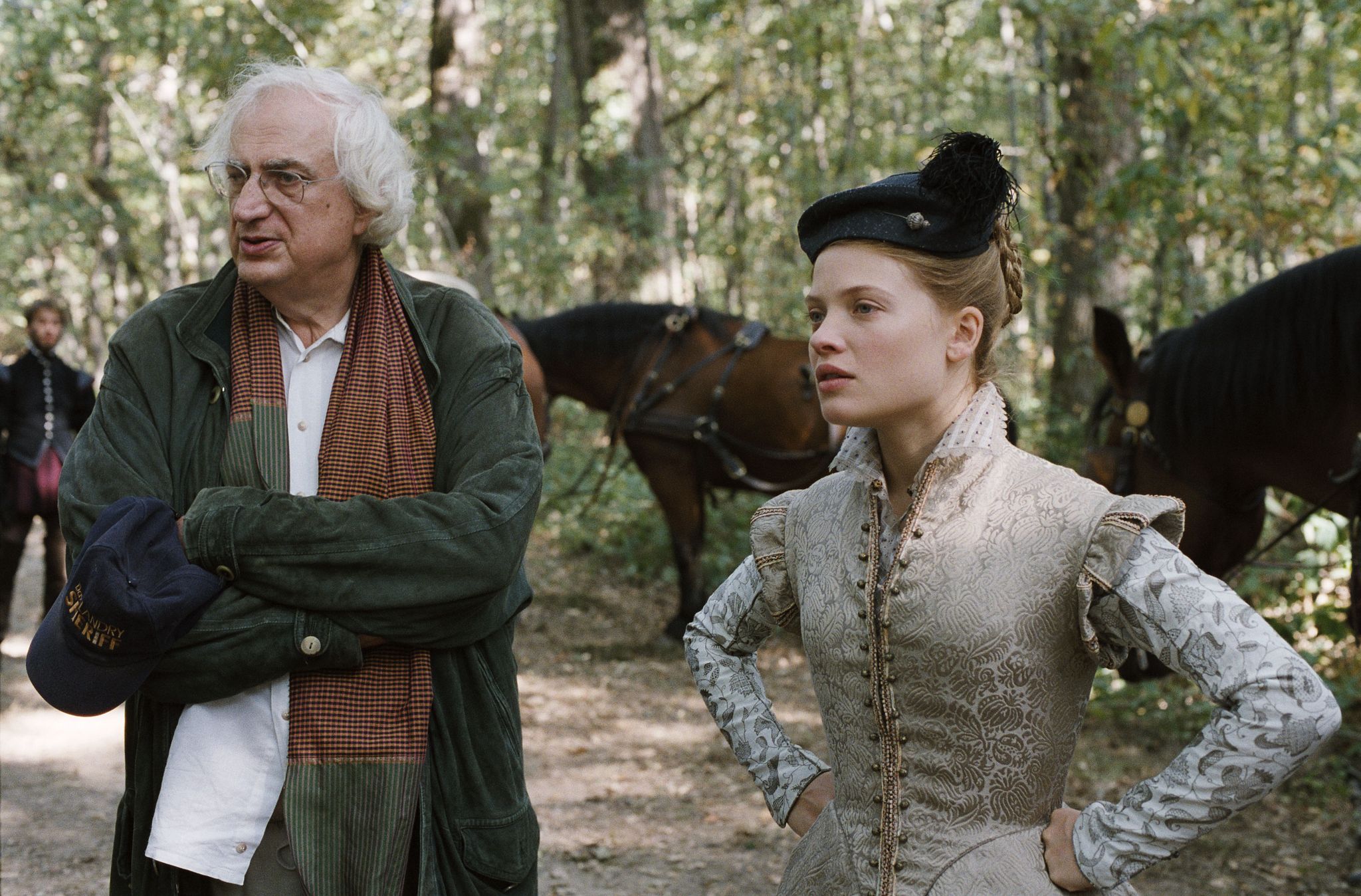 Still of Bertrand Tavernier and Mélanie Thierry in La princesse de Montpensier (2010)