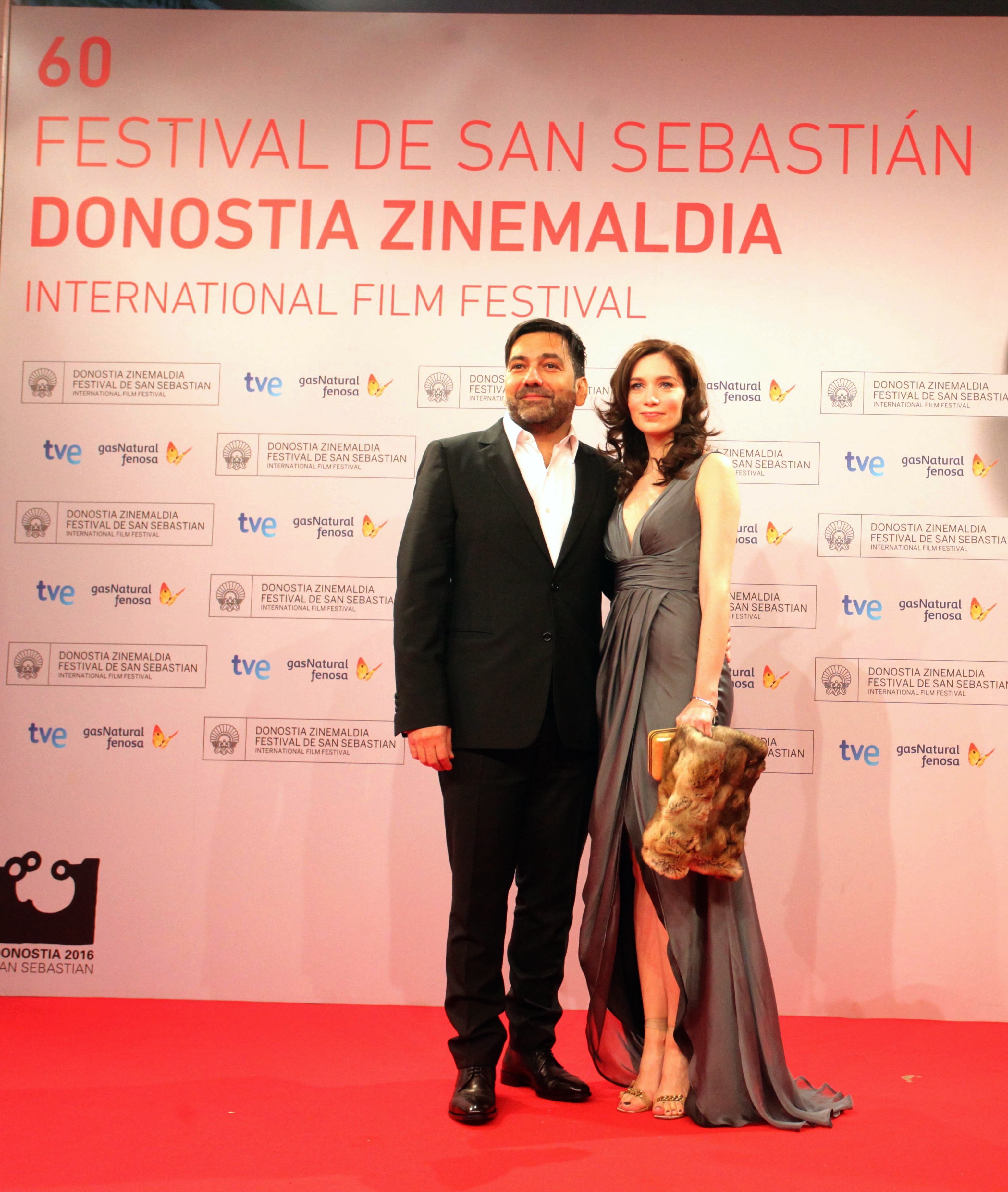 At closing ceremony of the San Sebastian Film Festival