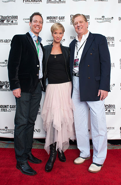 Doug Coupe, Ashley Scott, Denis Gallagher. 7th Charleston International Film Festival.