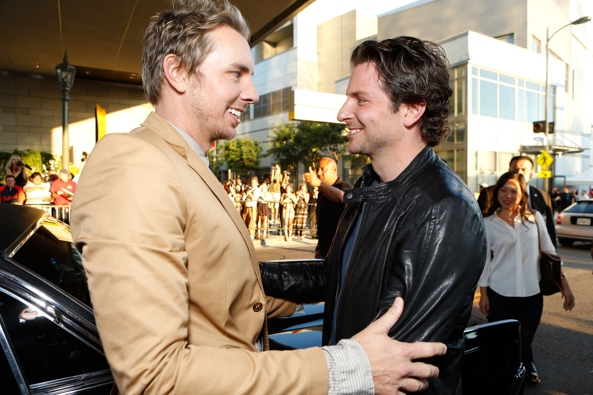 Bradley Cooper and Dax Shepard at event of Hit and Run (2012)