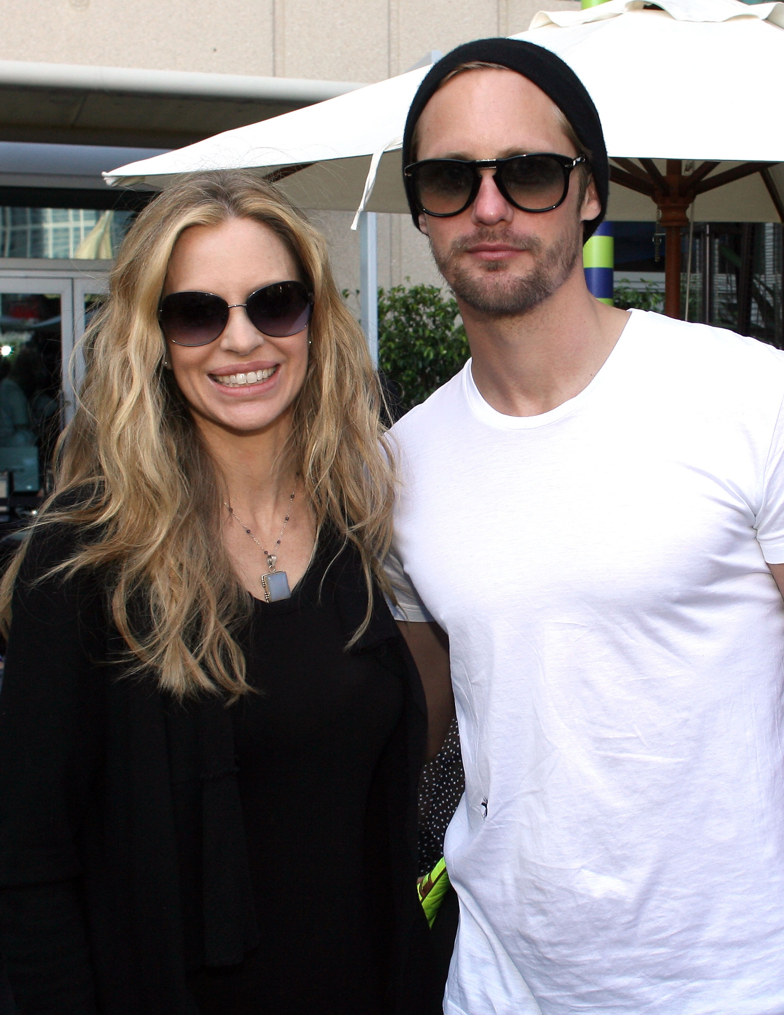 Alexander Skarsgård and Kristin Bauer van Straten