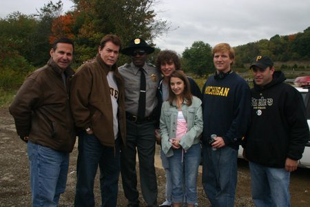 Ray Liotta, Keith David, Gregory J. Lanesey and Ryan R. Johnson in Chasing 3000 (2010)