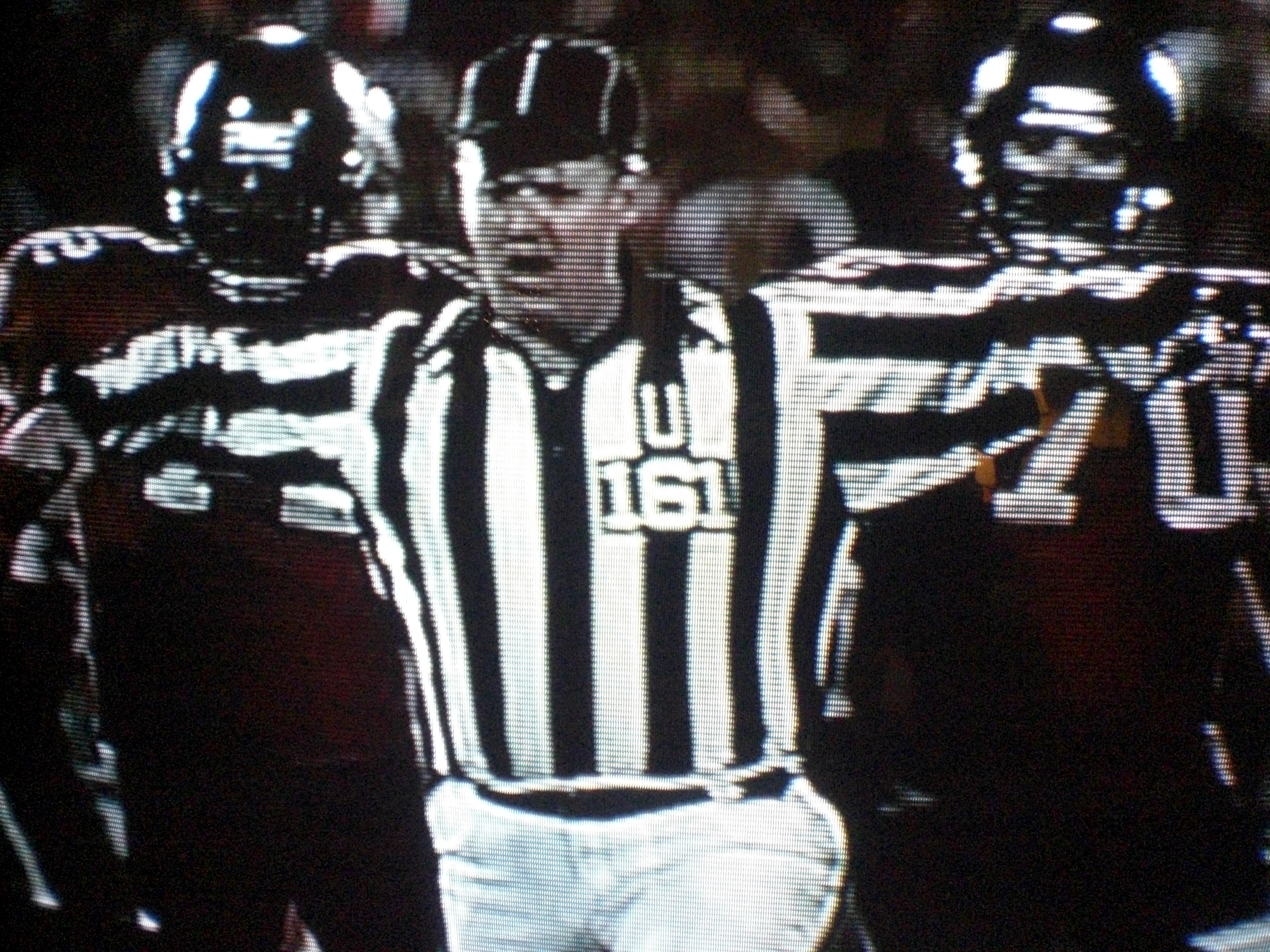 Bud Light Referee sacking the QB.