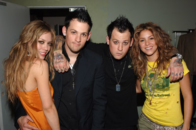 Hilary Duff, Shakira, Benji Madden and Joel Madden