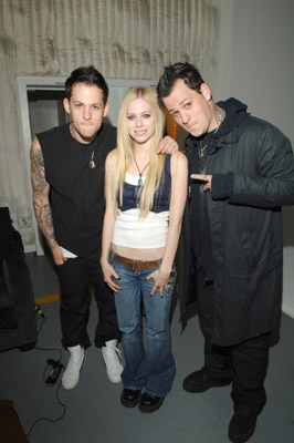 Benji Madden, Joel Madden and Avril Lavigne
