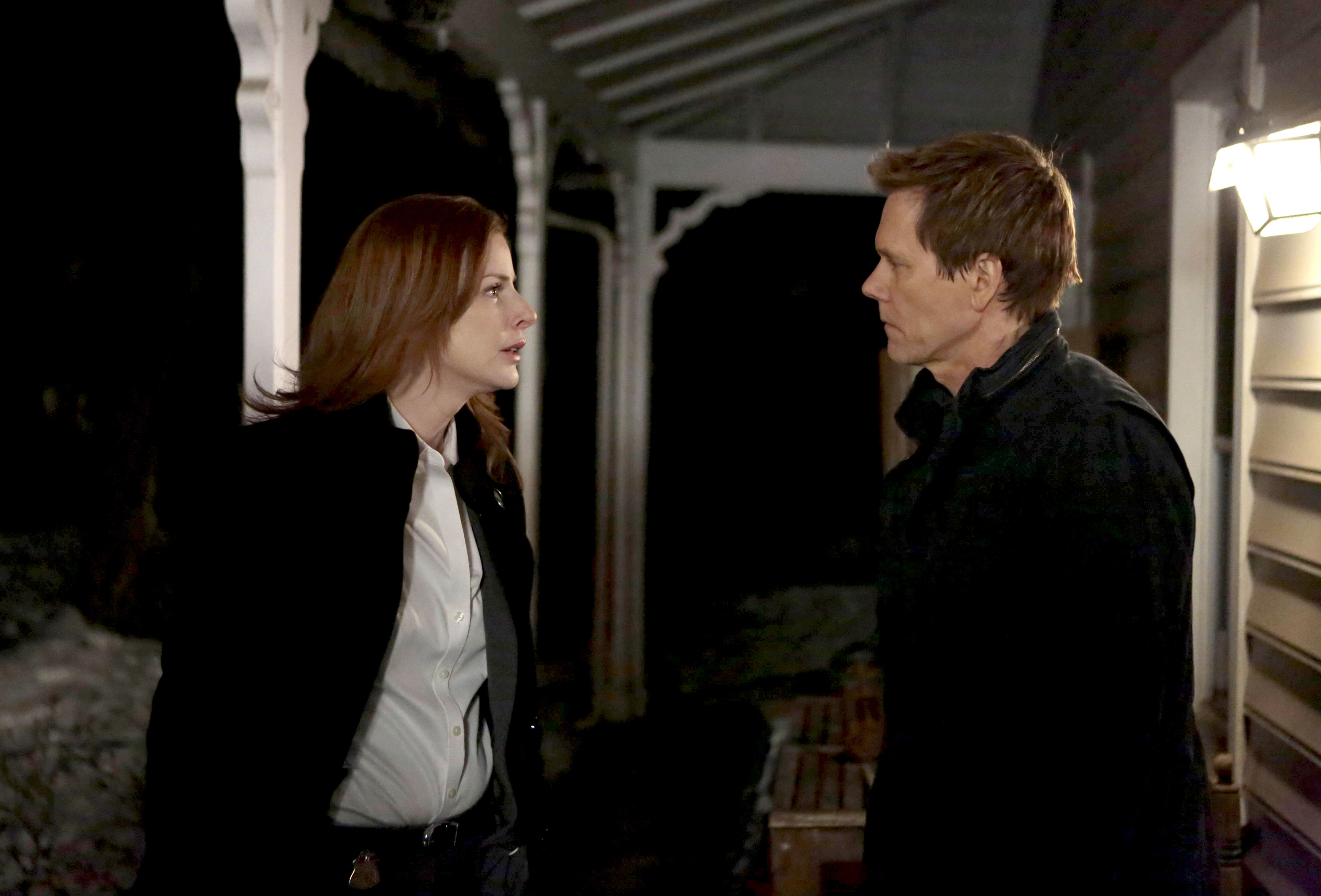 Still of Kevin Bacon and Diane Neal in The Following (2013)