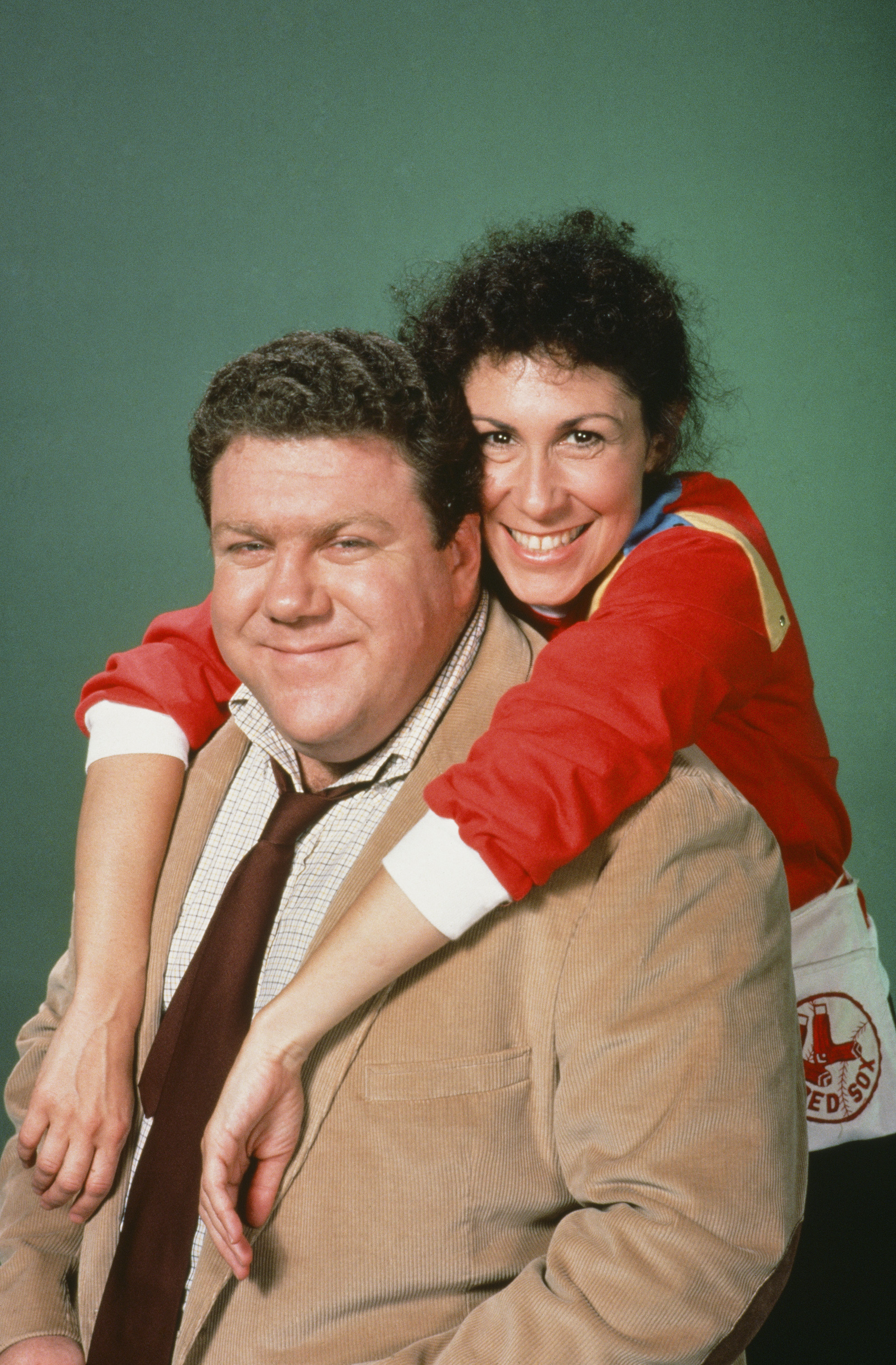 Still of George Wendt and Rhea Perlman in Cheers (1982)