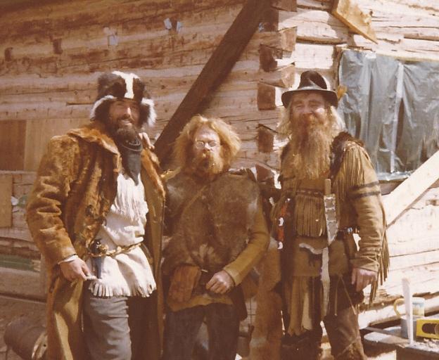 With Dick Morgan (Trapper) and George Farrar (Weasel) Legend of Alfred Packer 1980