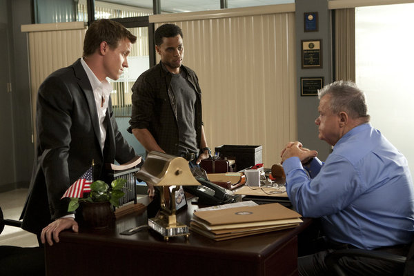 Still of Michael Ealy and Warren Kole in Common Law (2012)