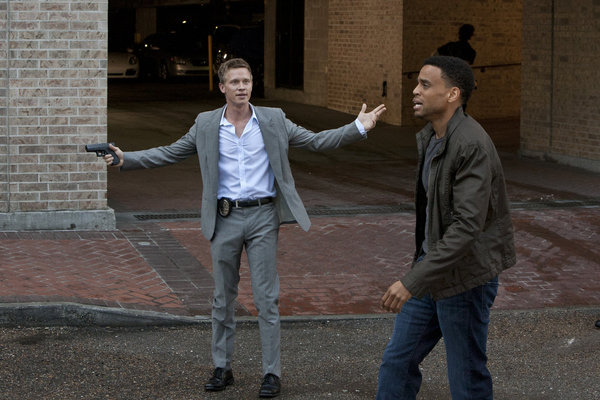 Still of Michael Ealy, Warren Kole and Wes Mitchell in Common Law: Performance Anxiety (2012)