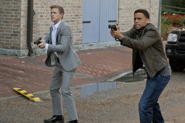 Still of Michael Ealy, Warren Kole and Wes Mitchell in Common Law: Performance Anxiety (2012)