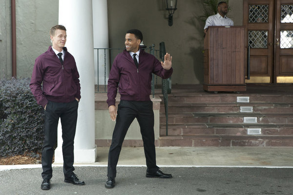 Still of Michael Ealy and Warren Kole in Common Law (2012)