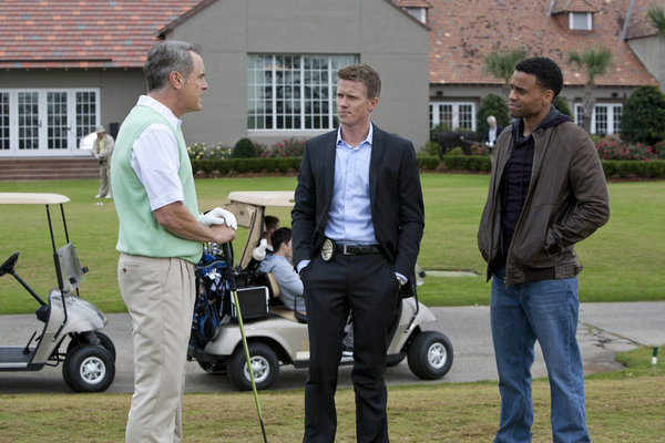 Still of Mark Moses, Michael Ealy and Warren Kole in Common Law (2012)