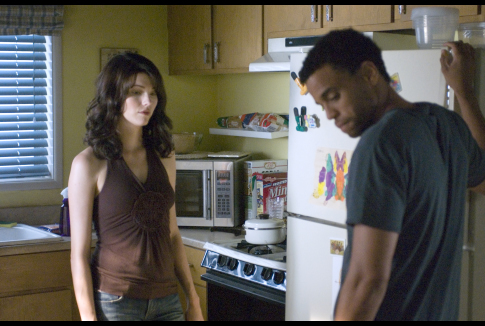Still of Melissa Sagemiller and Michael Ealy in Sleeper Cell (2005)