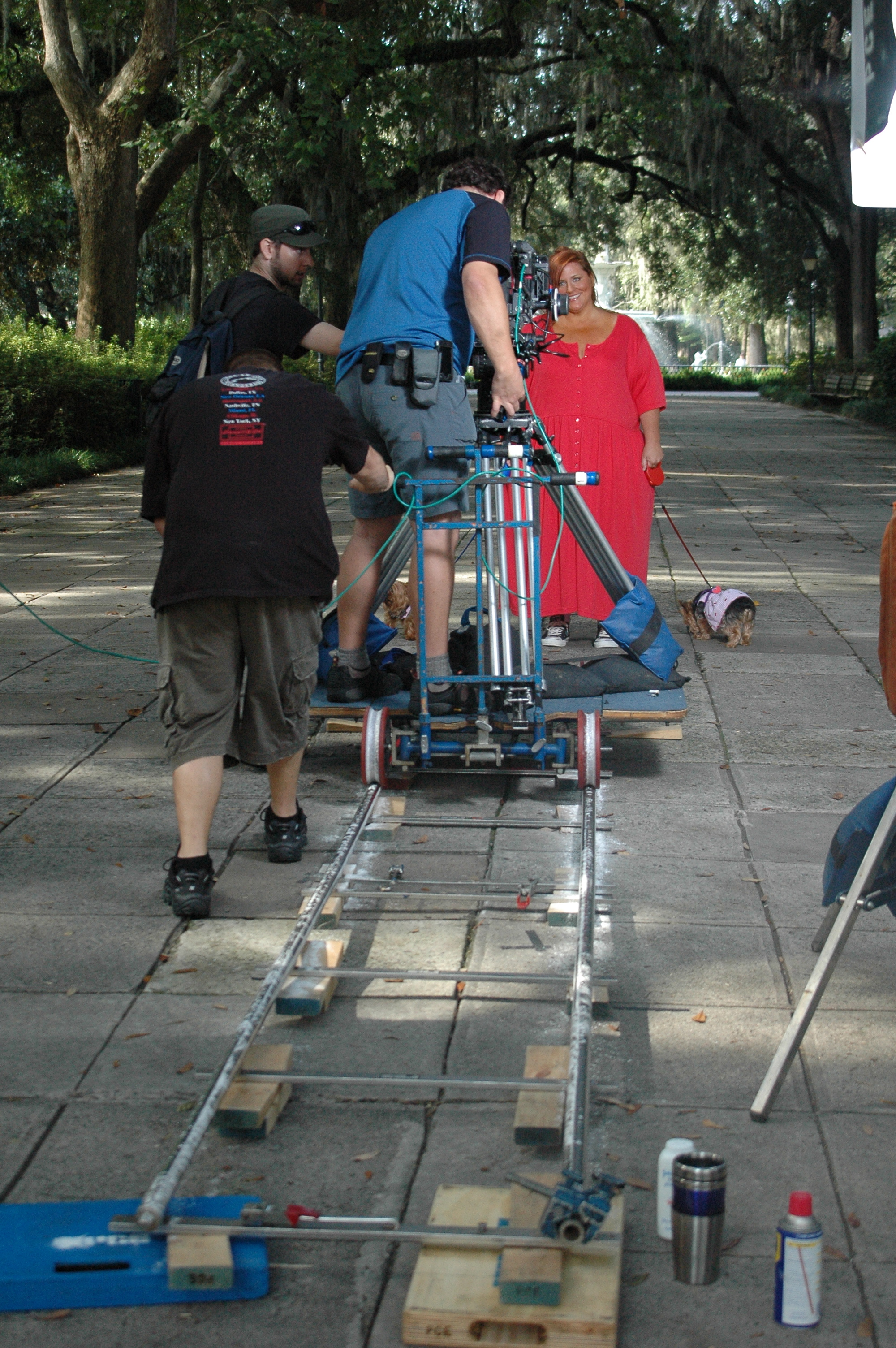 Harry Frith DP on Ruby Promo shoot Savannah 2008.