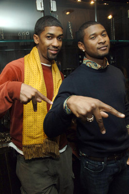 Usher Raymond and Fonzworth Bentley