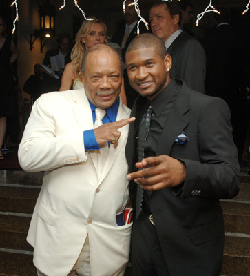 Quincy Jones and Usher Raymond