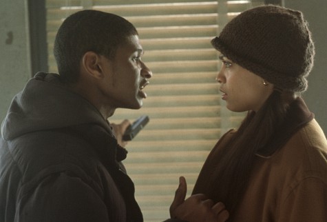 Still of Rosario Dawson and Usher Raymond in Light It Up (1999)