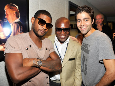 Adrian Grenier, Usher Raymond and L.A. Reid