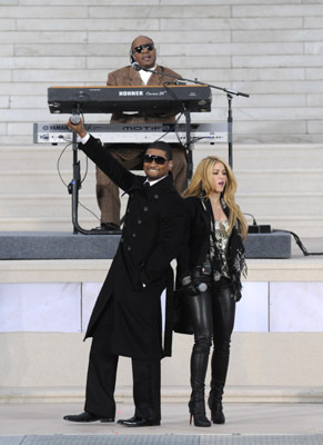 Stevie Wonder, Usher Raymond and Shakira