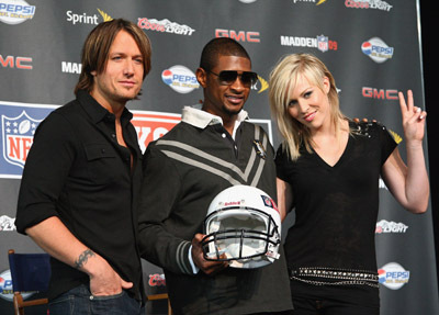 Usher Raymond, Keith Urban and Natasha Bedingfield