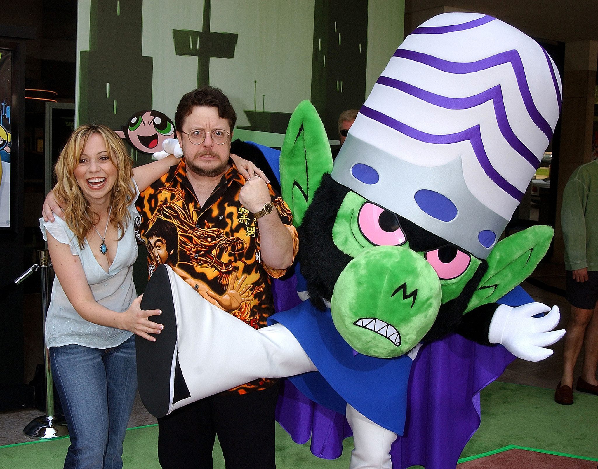 Tara Strong and Roger Jackson