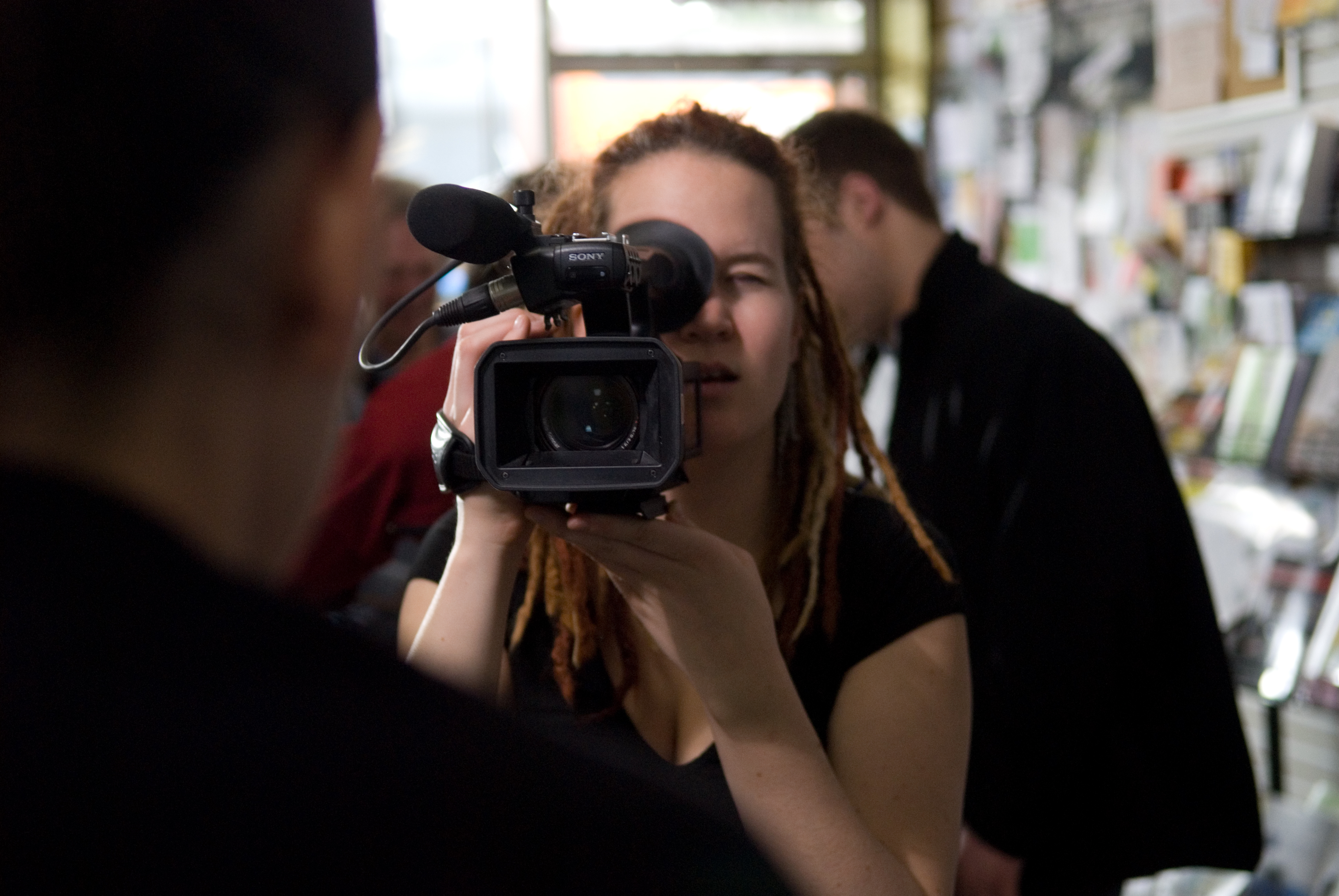 Amy Belling - DOP on the set of EDNA BROWN