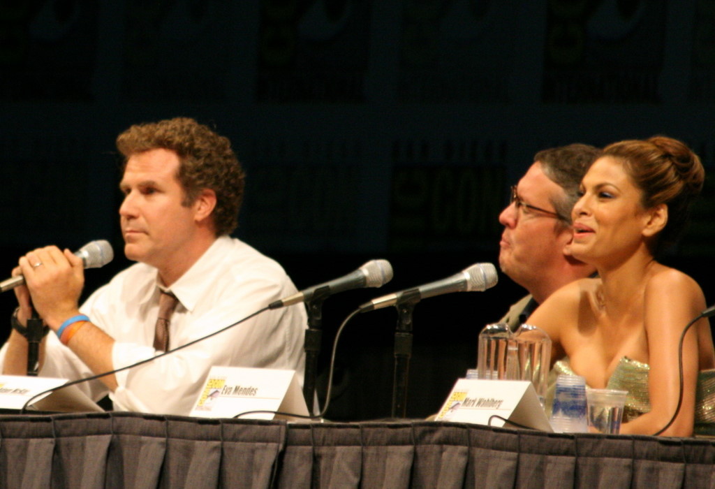 Will Ferrell, Adam McKay and Eva Mendes at event of Rezerviniai farai (2010)