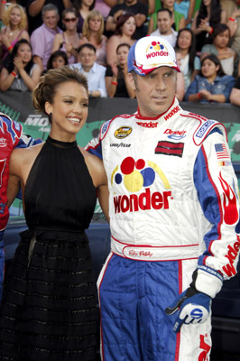 Will Ferrell and Jessica Alba at event of 2006 MTV Movie Awards (2006)