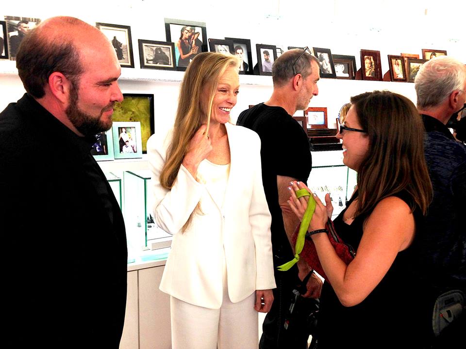 Taryn and Suzy Amis at Coco Eco Magazine launch at Fred Segal