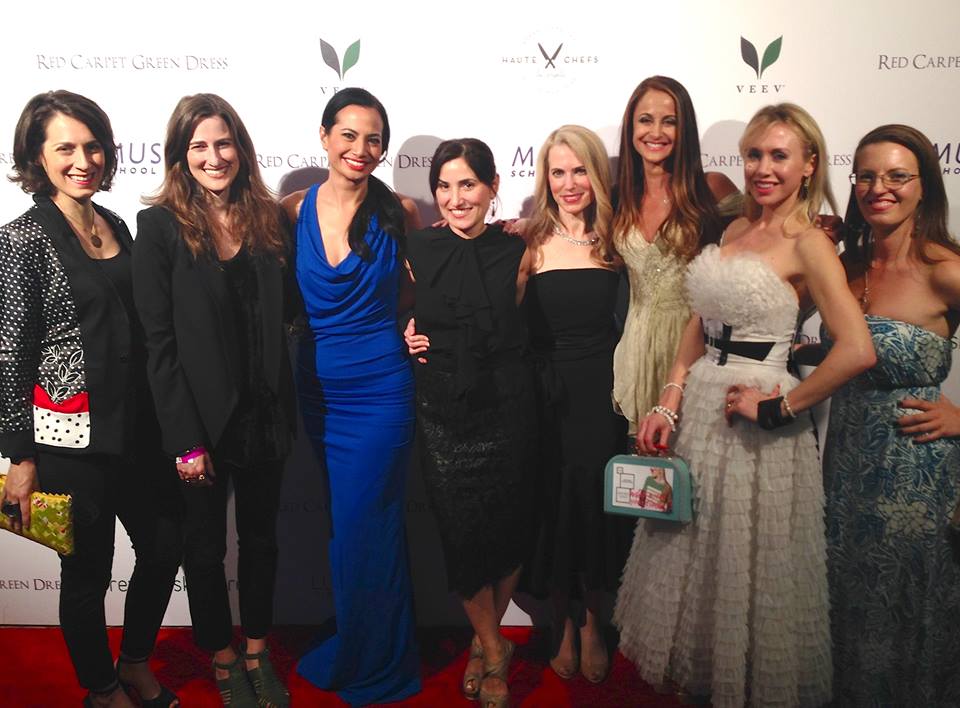 Taryn and EcoDivas at Suzy Amis' Red Carpet Green Dress 5 Year Anniversary